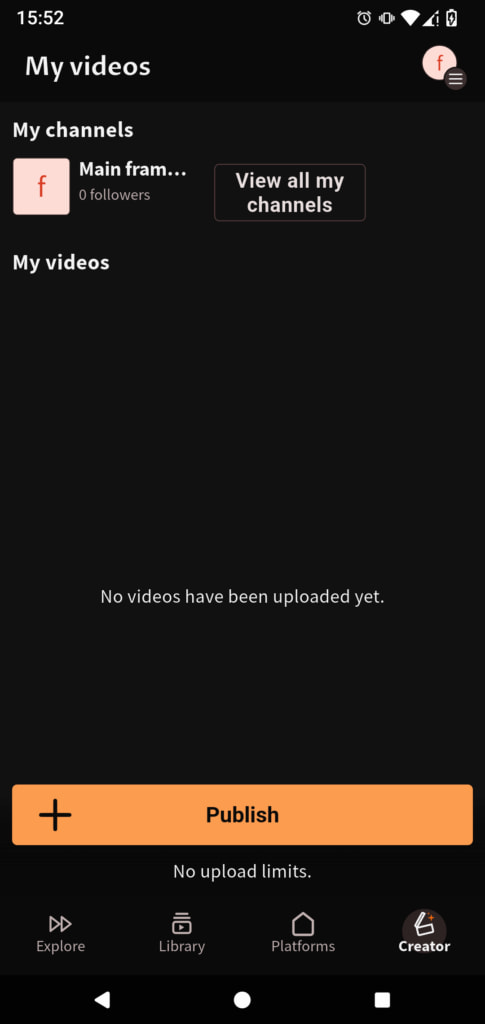 Publish your videos with PeerTube for mobile!