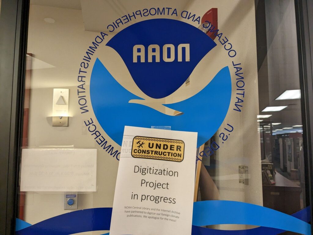 Two Libraries, Two Sets of Superpowers: The Internet Archive and the NOAA Library