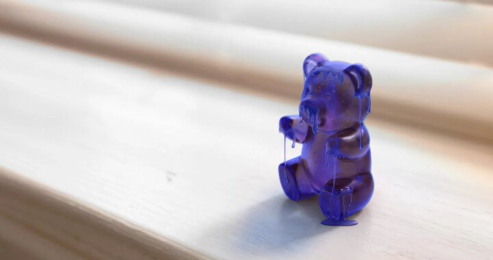 Texas A&M scientists shaped a salogel like a gummy bear